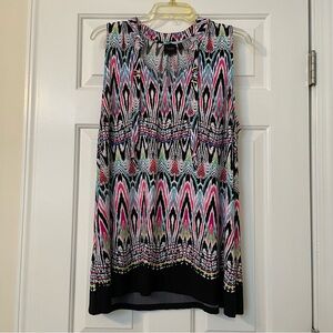 Rafaella ikat sleeveless tunic